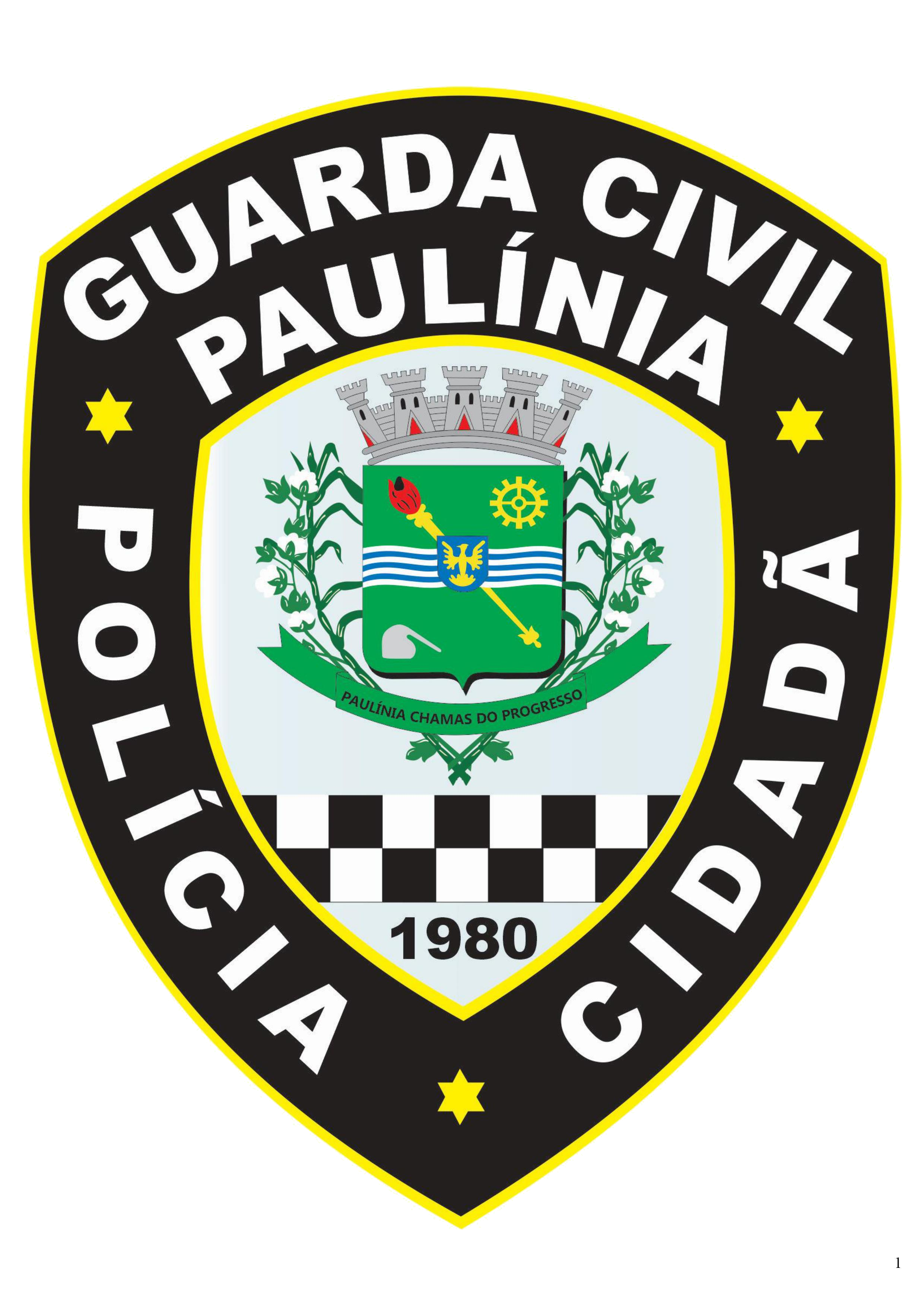 Insígnia GCM Paulínia